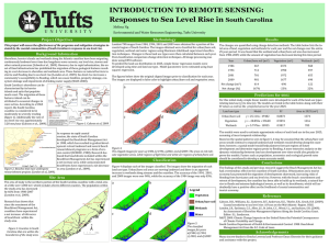 INTRODUCTION TO REMOTE SENSING:  Responses to Sea Level Rise in South Carolina