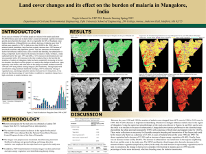 Land cover changes and its effect on the burden of... India RESULTS INTRODUCTION