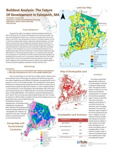 Buildout Analysis: The Future Of Development in Falmouth, MA Land Use Map
