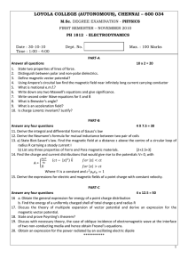 LOYOLA COLLEGE (AUTONOMOUS), CHENNAI – 600 034