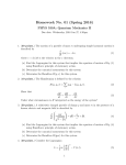 Homework No. 01 (Spring 2016) PHYS 530A: Quantum Mechanics II