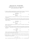 Homework No. 04 (Fall 2013) PHYS 320: Electricity and Magnetism I