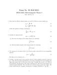 Exam No. 02 (Fall 2013) PHYS 520A: Electromagnetic Theory I