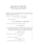 Homework No. 05 (2014 Fall) PHYS 320: Electricity and Magnetism I