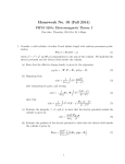 Homework No. 05 (Fall 2014) PHYS 520A: Electromagnetic Theory I