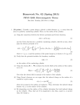 Homework No. 02 (Spring 2015) PHYS 520B: Electromagnetic Theory