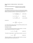 Physical Chemistry of Colloids and Surfaces – Final Exam Review 4-30-02