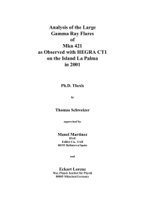 Analysis of the Large Gamma Ray Flares of Mkn 421