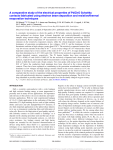 A comparative study of the electrical properties of Pd/ZnO Schottky