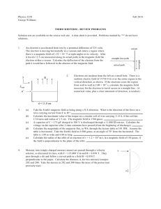 Physics 2220 Fall 2010 George W illiams