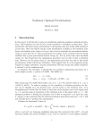Nonlinear Optimal Perturbations 1 Introduction Daniel Lecoanet