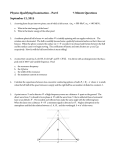 Physics Qualifying Examination – Part I  7-Minute Questions September 12, 2015