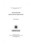 Al-based Thin Film Quasicrystals and Approximants Simon Olsson
