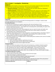 2-1 Classroom Investigations, 5th Grade