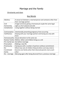 marriage and family revision guide part 1