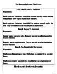 The Roman Debates: The Cases Case 1: Patricians Vs Plebeians