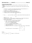 Section 9.5: The Algebra of Matrices