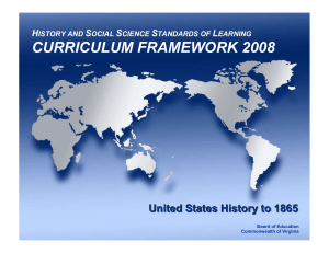 Curriculum Framework - Augusta County Public Schools