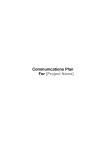 Communications Plan - The University of Akron