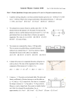 General Physics Contest 2010 May 22, 2010 (9:10