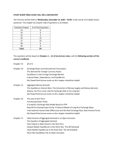 STUDY GUIDE FINAL ECO41 FALL 2011 UDAYAN ROY The final