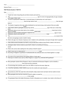 Name ______ Science Period ______ TEST Review Quarter 2