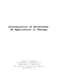 Glycosylation of Antibodies - Department of Chemistry