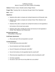 Group Project Essential Questions/Blooms/Scaffolding