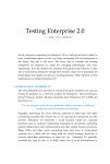 Testing Enterprise 2.0