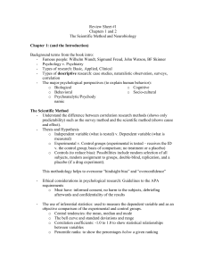 The Scientific Method - Northwest ISD Moodle