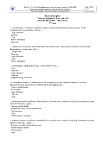 RSE on PVC «South Kazakhstan state pharmaceutical academy