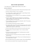 SELF-STUDY QUESTIONS-I
