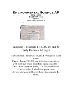 Environmental Science AP