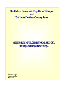 Millennium Development Goals: Challenges and Prospects for