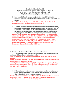 Practice Problems for Test III