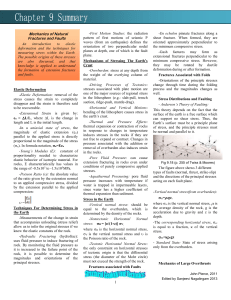 Mechanics of Natural Fractures II