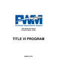 Title VI Coordinator Responsibilities