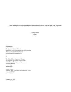 2. Marine Biodiversity and species of conservation concern