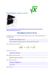 Simplifying square roots https://www.khanacademy.org/math