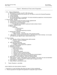 Chapter 9 – Multicellular and Tissue Levels of Organization