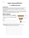 Name: Date: Chapter 1 Student Guided Notes 1.1 – BIOMES