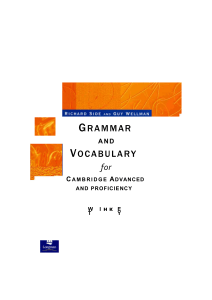 Grammar AND Vocabulary for Cambridge Advanced and proficiency
