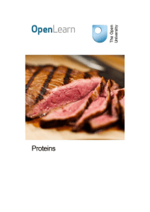 Proteins - The Open University