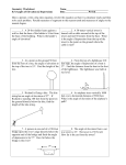 Geometry Worksheet Name