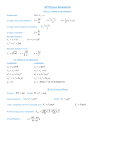 Formula Sheet File - Eastchester High School