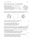 1 The drawing shows the chromosomes in th~ nucleus of an