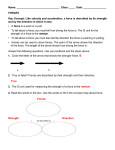 Forces and Friction Worksheet (Key)