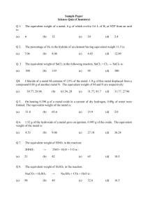 Quiz contsts questions chemistry