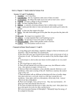 Unit A CHAPTER 1 Study Guide for Science