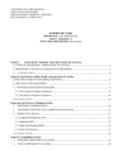 part iv: subordination - Universitatea din Craiova
